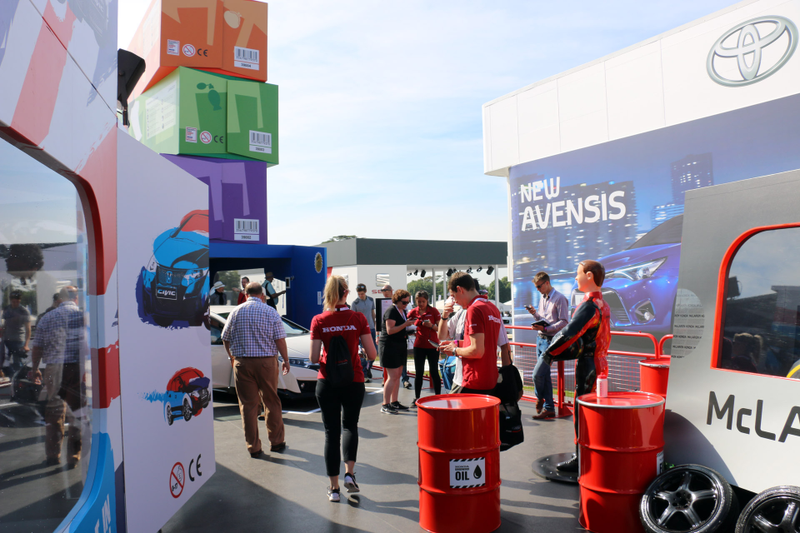 Illustration for article titled Honda's Goodwood Stage Is Full Of Real-Life Toy Cars